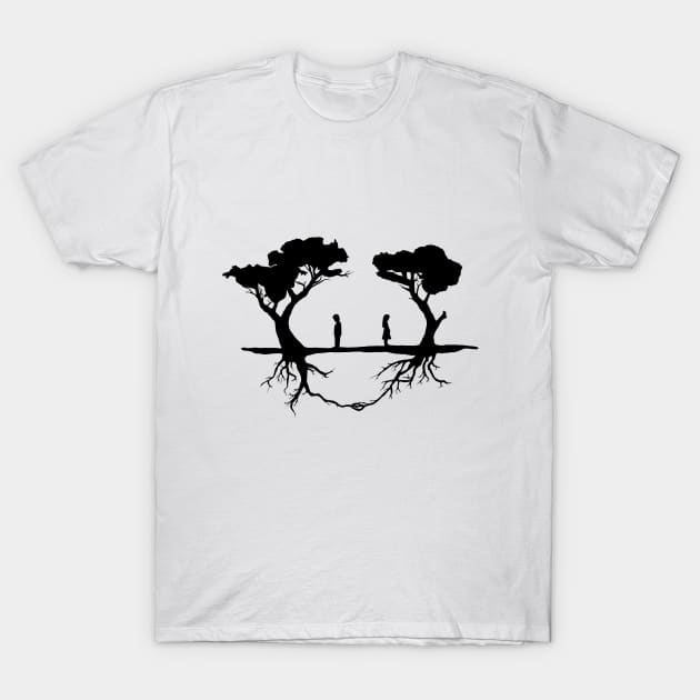 Two trees T-Shirt by DarkoRikalo86